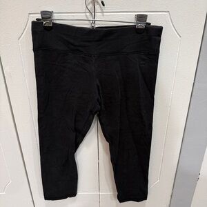 New York & Company Black Cropped Leggings